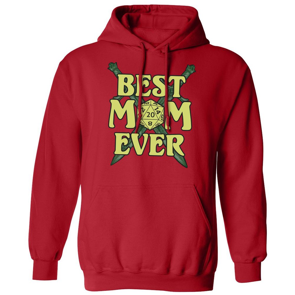 Best Mom Ever Classic Unisex Hoodie - Red - 5