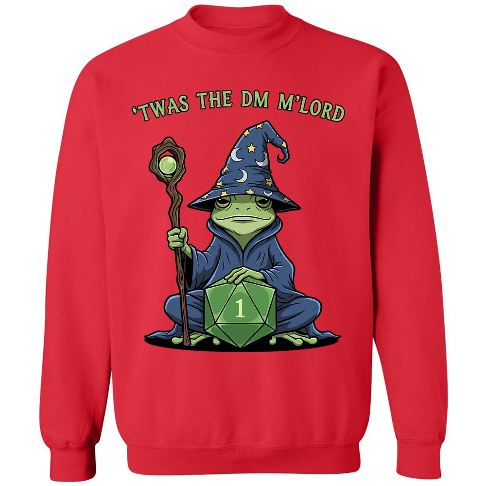 Twas the DM M’lord Classic Unisex Sweatshirt - Red - 5