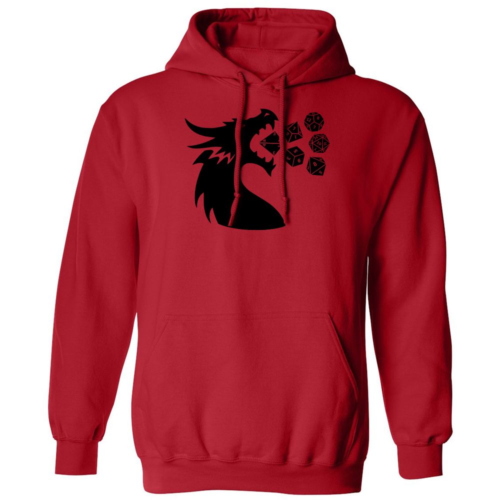 Pac And Dragon Classic Unisex Hoodie - Red - 5