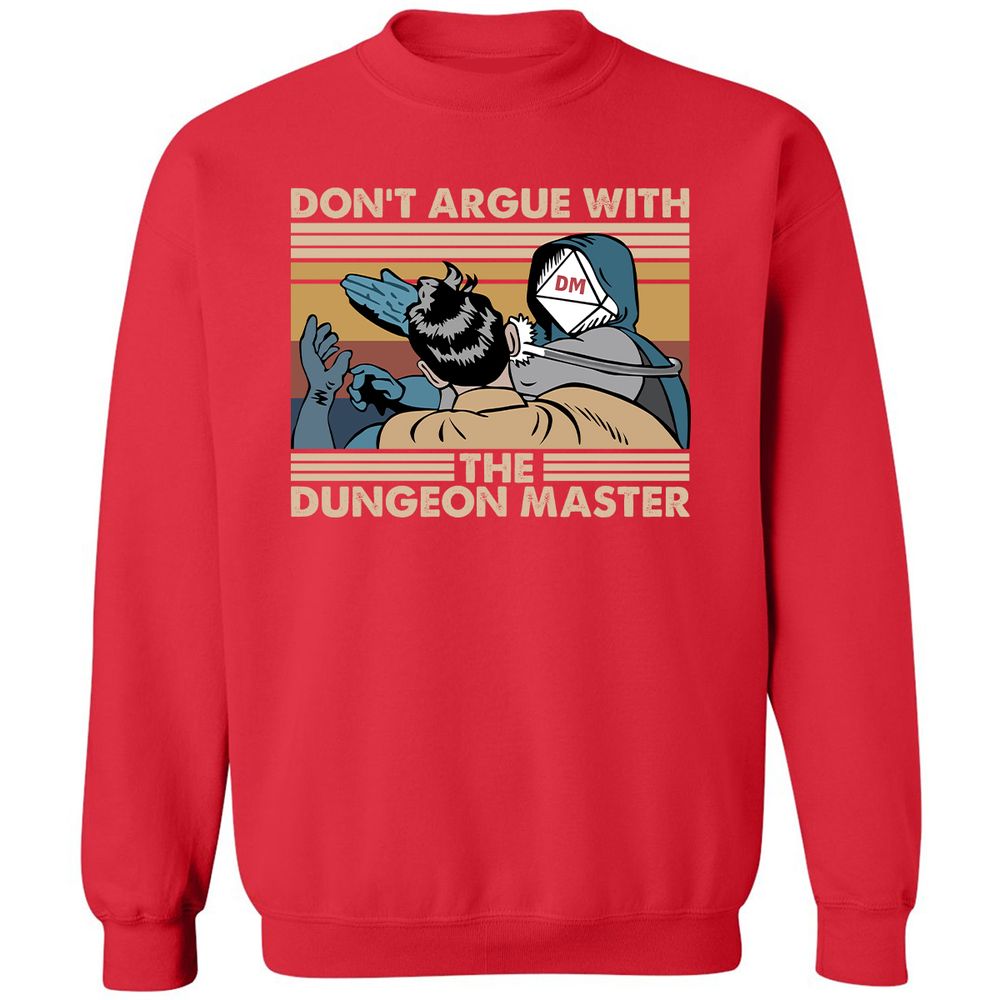 Don't Argue With The DM Classic Unisex Sweatshirt - Red - 5
