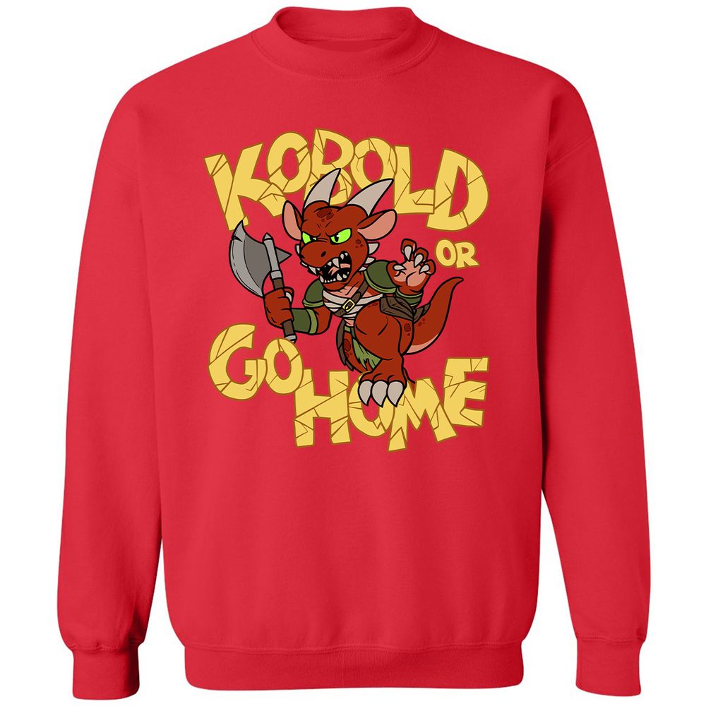 Kobold Or Go Home Classic Unisex Sweatshirt - Red - 5