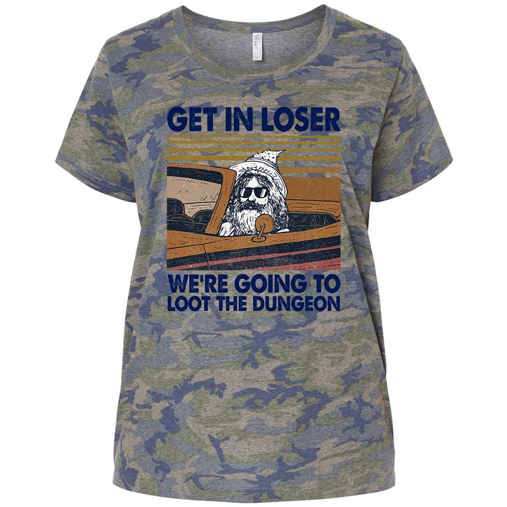 We're Going To Loot The Dragon Ladies Curvy Jersey - Vintage Camo - 5