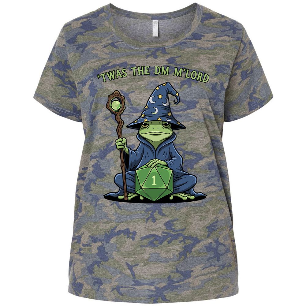 Twas the DM M’lord Ladies Curvy Jersey - Vintage Camo - 5