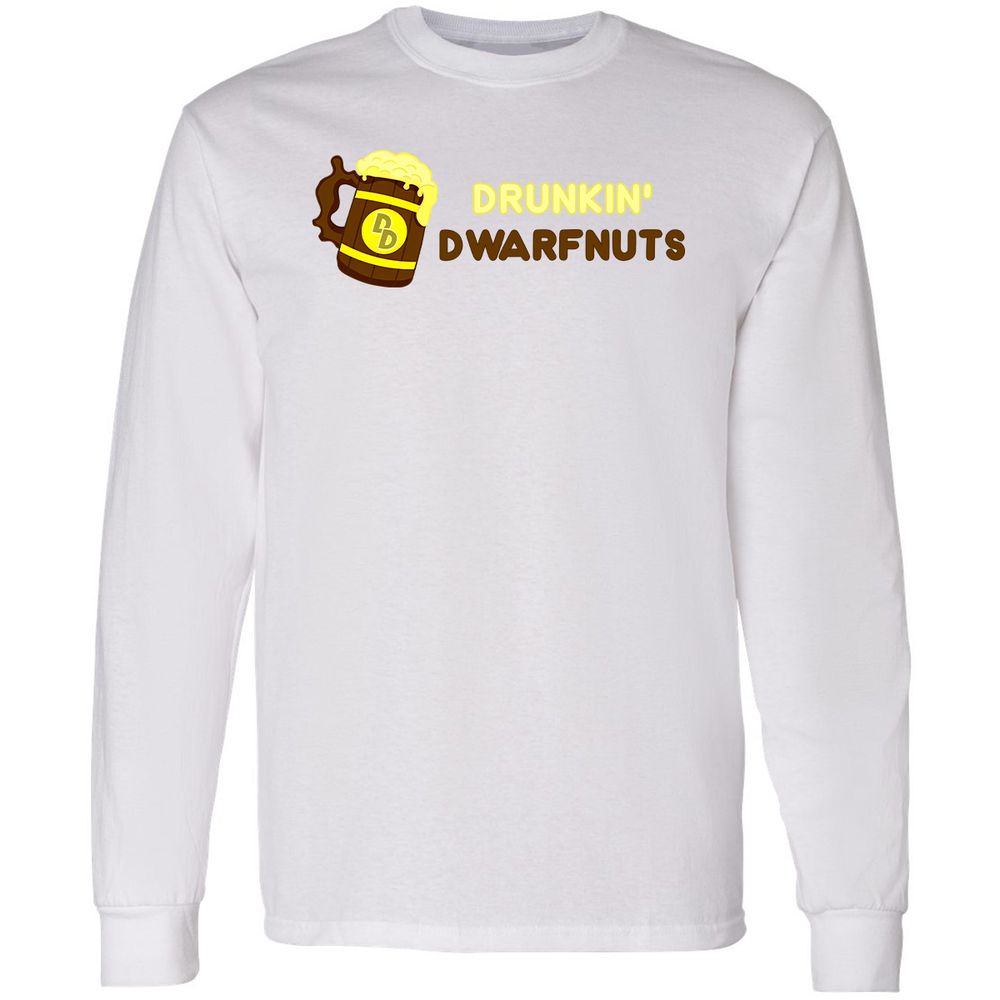 Drunkin' Dwartnuts Long Sleeve T-Shirt - White - 5