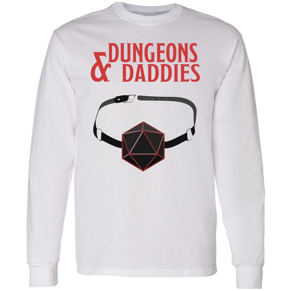 Dungeons And Daddies Long Sleeve T-Shirt - White - 5