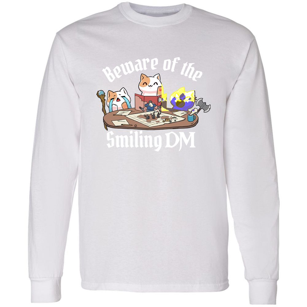 Beware of the Smiling DM - White - 5