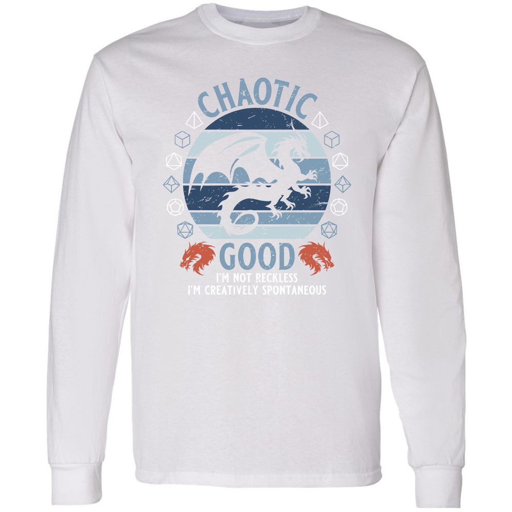 Chaotic Good 2 Long Sleeve T-Shirt - White - 5