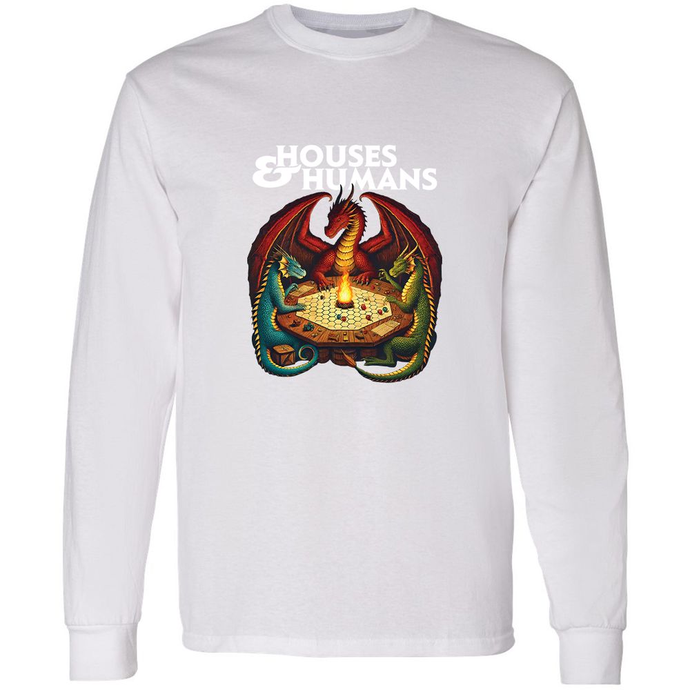 Houses & Humans Long Sleeve T-Shirt - White - 5