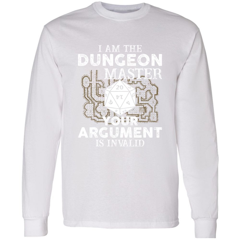 I Am the Dungeon Master – Your Argument Is Invalid - White - 5