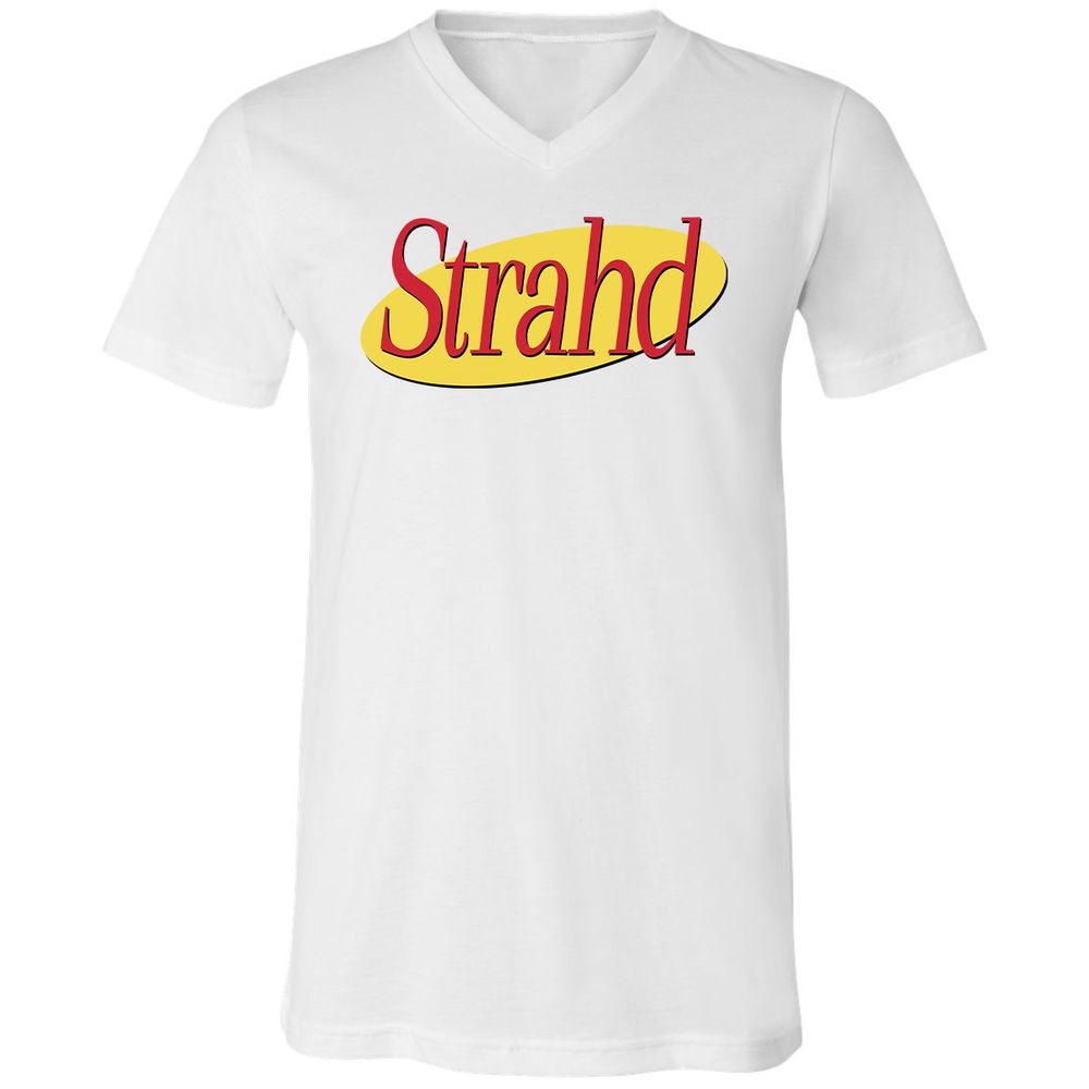 Strahd Unisex V-Neck T-Shirt - White - 5