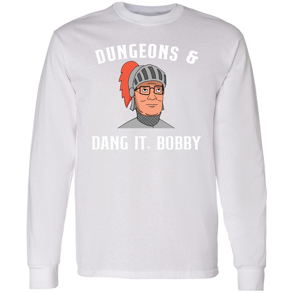 Dang It Bobby Long Sleeve T-Shirt - White - 5