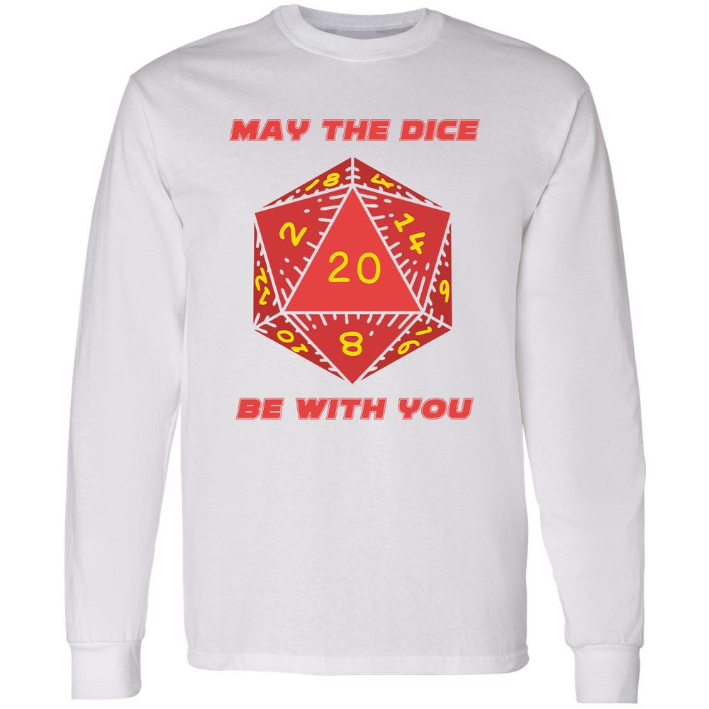 May the Dice Be With You - White - 5