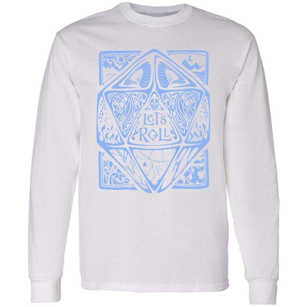 Let's Roll Long Sleeve T-Shirt - White - 5