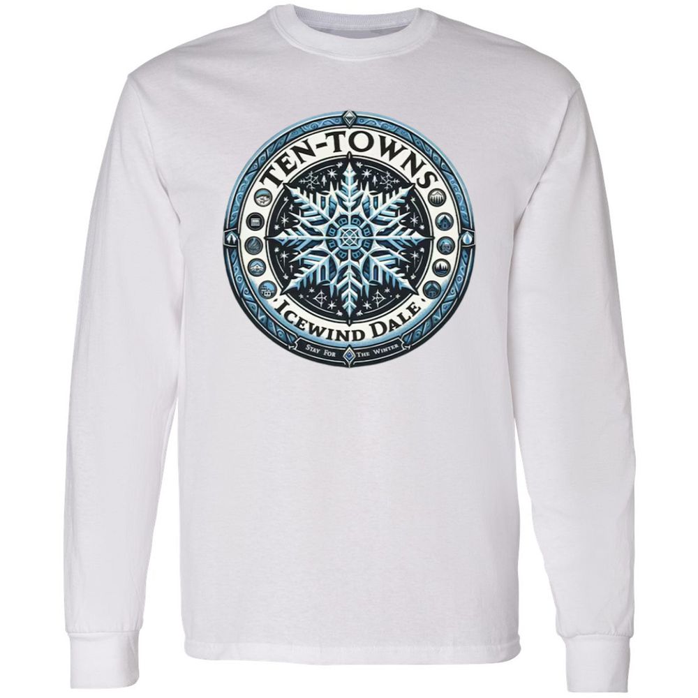 Ten-Towns Icewind Dale Long Sleeve T-Shirt - White - 5