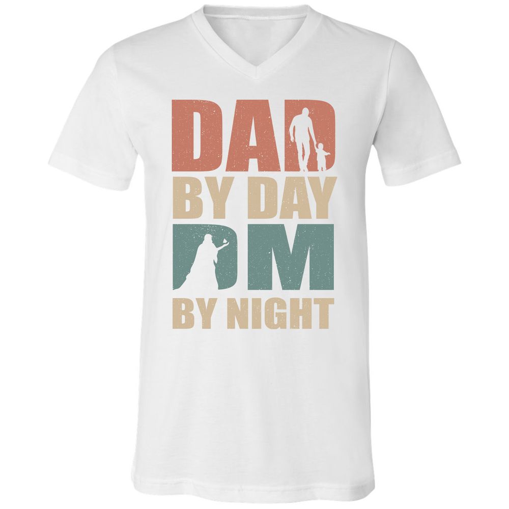 Dad By Day DM By Night - White - 5