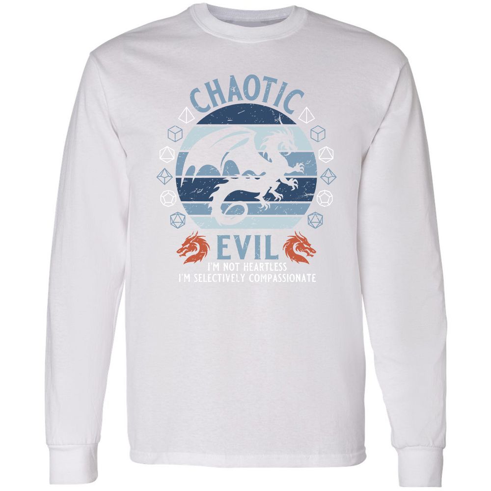 Chaotic Evil 2 Long Sleeve T-Shirt - White - 5