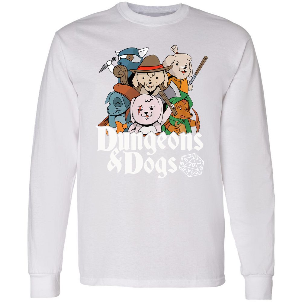 Dungeons & Dogs Long Sleeve T-Shirt - White - 5