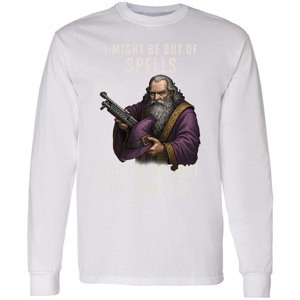Not Out Of Shells Long Sleeve T-Shirt - White - 5