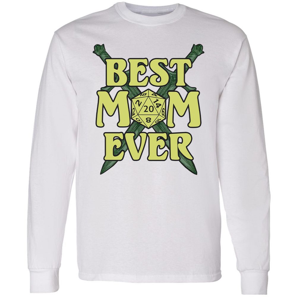 Best Mom Ever Long Sleeve T-Shirt - White - 5