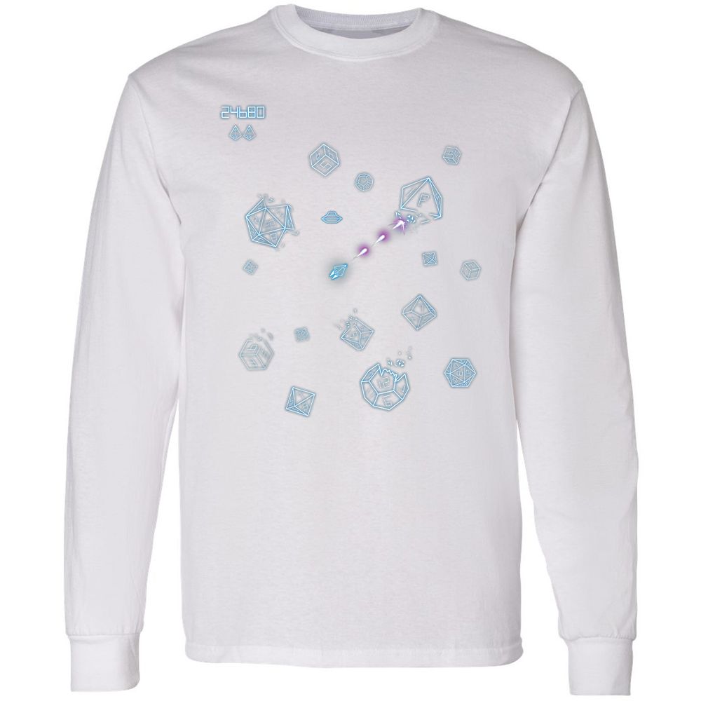 The Dices Game Long Sleeve T-Shirt - White - 5