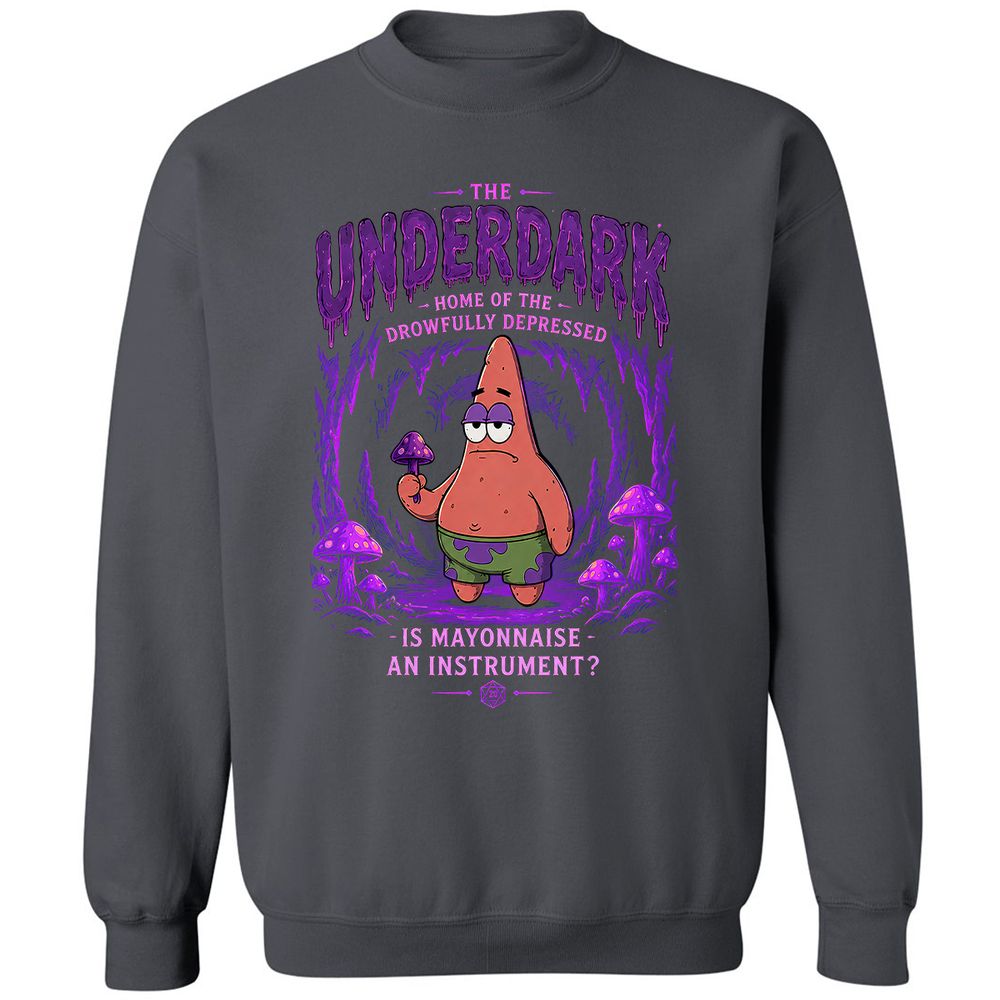 The Underdark Classic Unisex Sweatshirt - Charcoal - 6