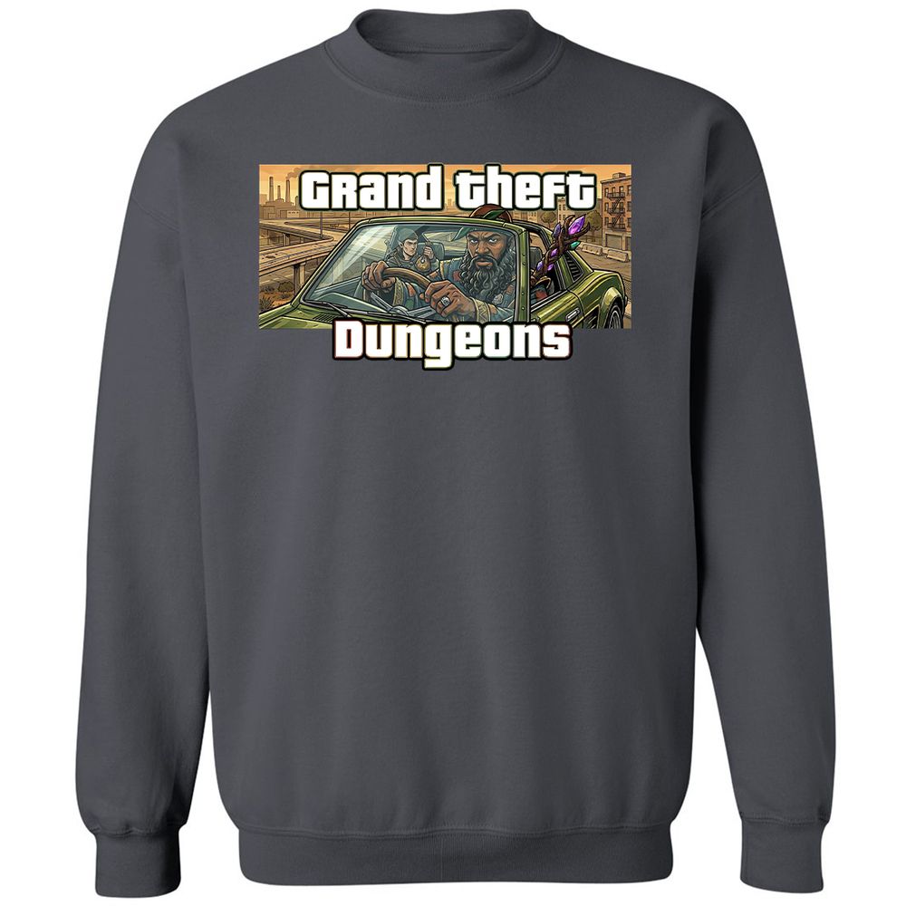 Grand Theft Dungeons Classic Unisex Sweatshirt - Charcoal - 6