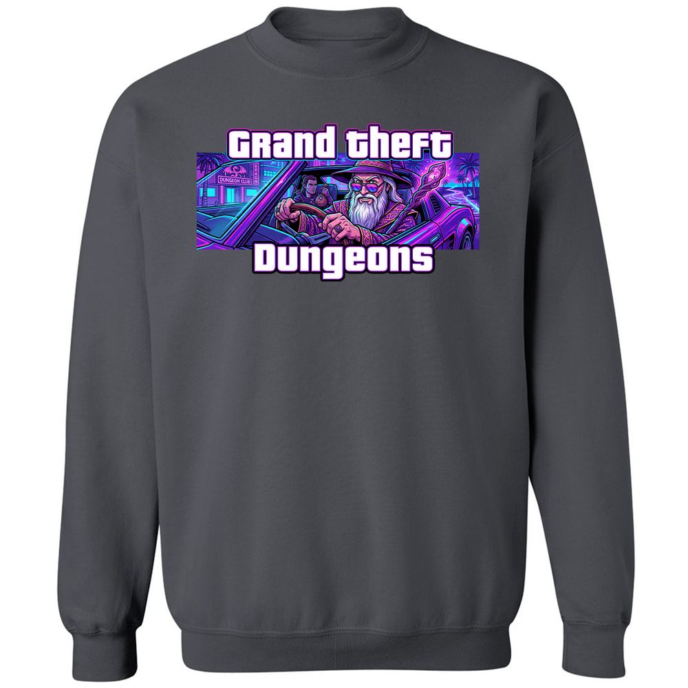 Grand Theft Dungeons Miami - Charcoal - 6