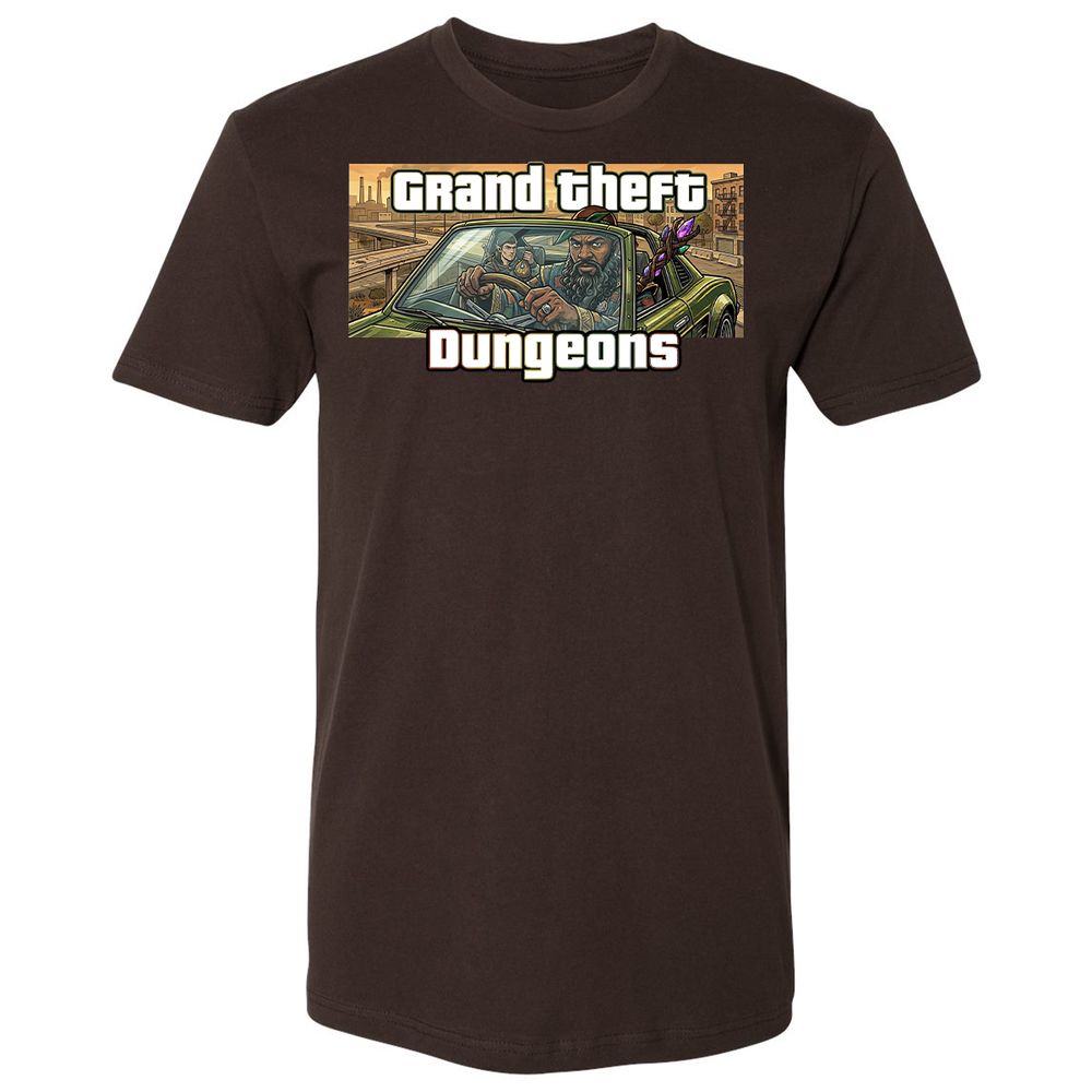 Grand Theft Dungeons Premium Unisex T-Shirt - Dark Chocolate - 6