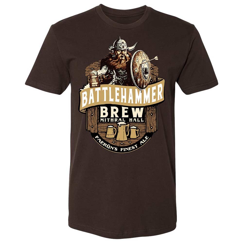 Battlehammer Brew Premium Unisex T-Shirt - Dark Chocolate - 6