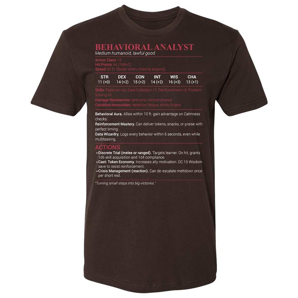 Behavioral Analyst - Dark Chocolate - 6