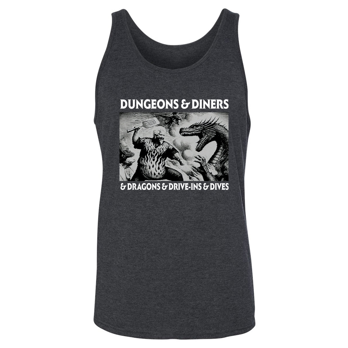 Dungeons & Diners - Dark Grey Heather - 6