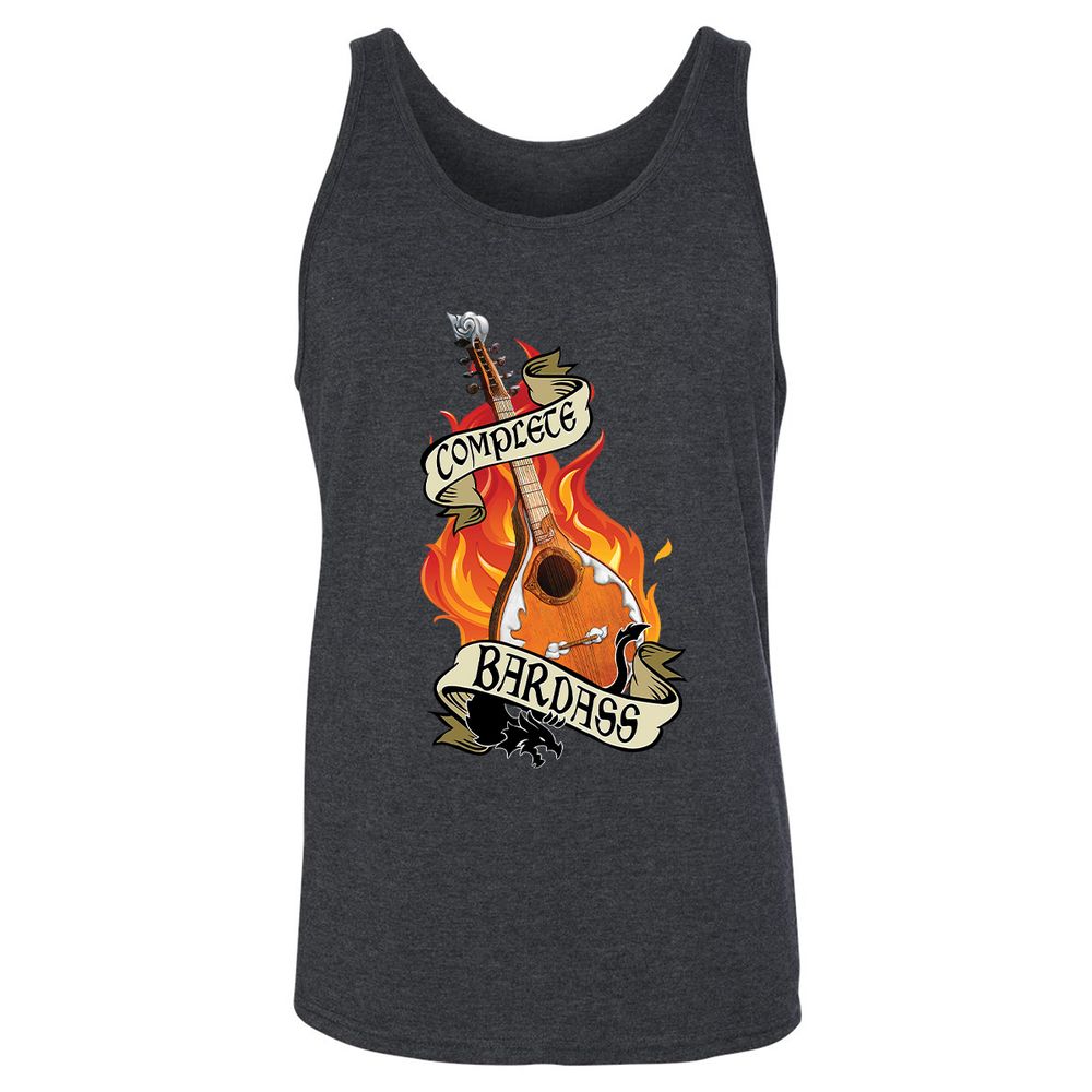 Complete Bardass Unisex Jersey Tank - Dark Grey Heather - 6