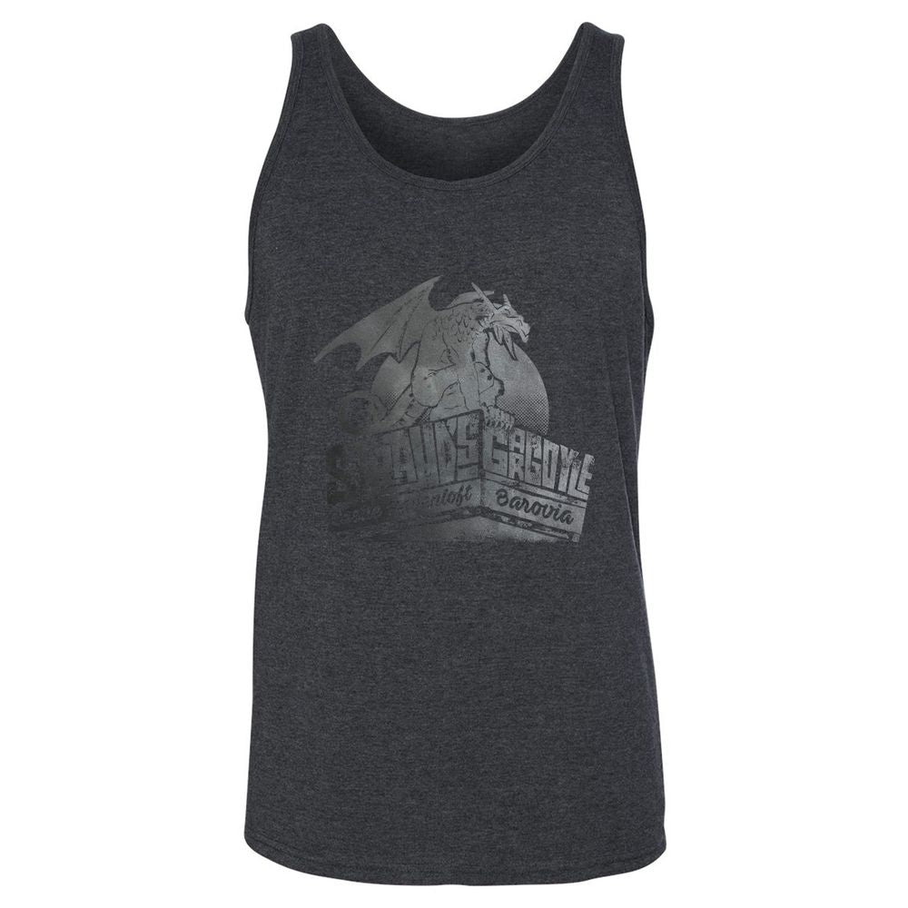 Strahd’s Gargoyle Unisex Jersey Tank - Dark Grey Heather - 6