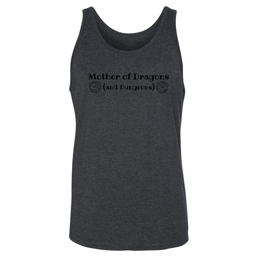 Mother Of Dragons Unisex Jersey Tank - Dark Grey Heather - 6
