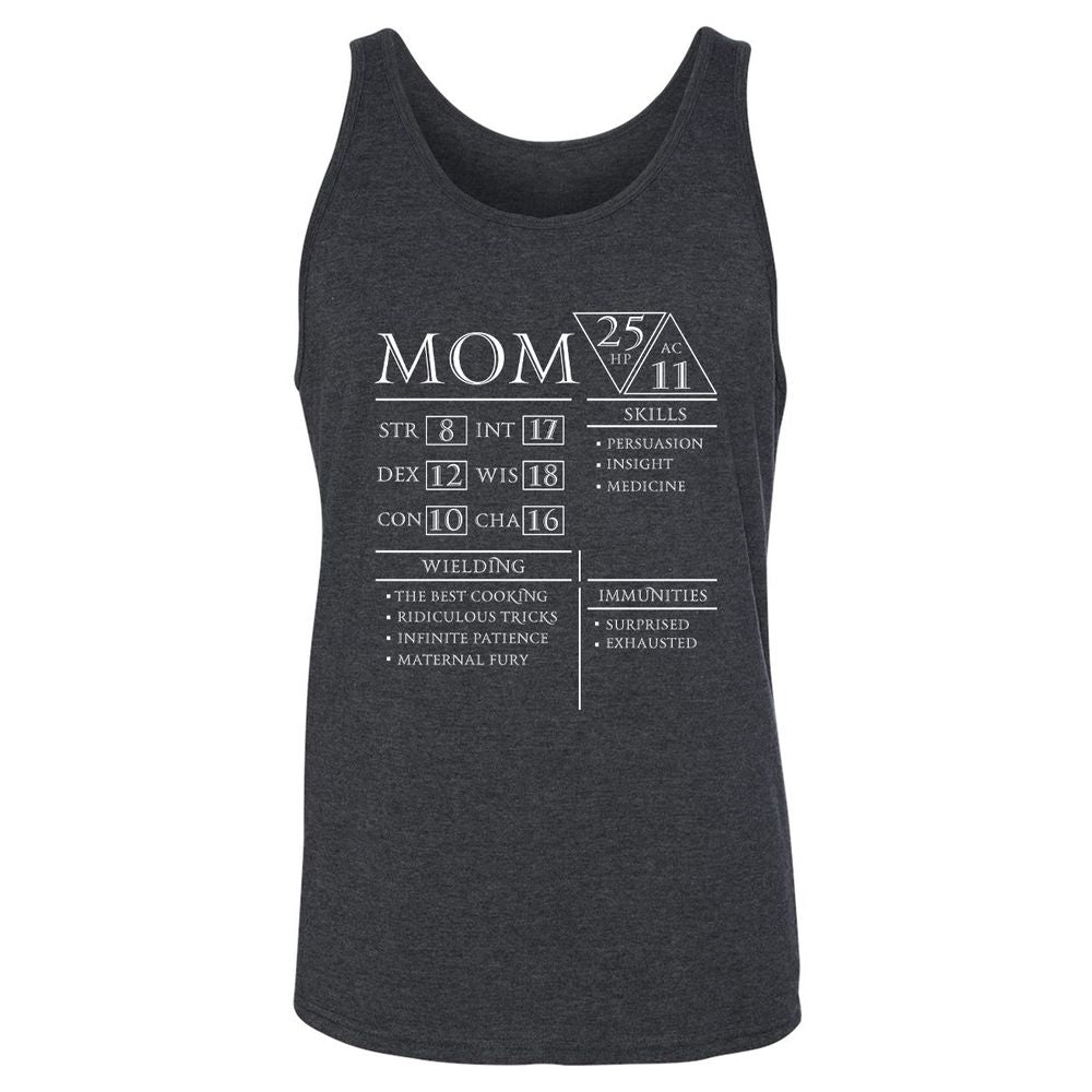 Mom Stats - Dark Grey Heather - 6