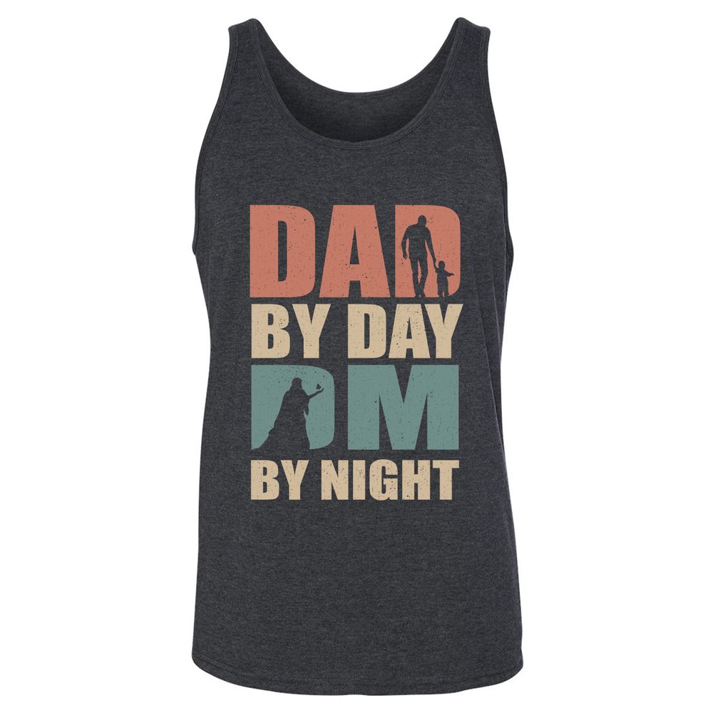 Dad By Day DM By Night - Dark Grey Heather - 6