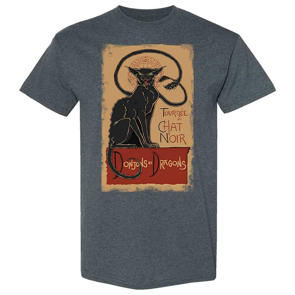 Tournee Du Chat Noir Classic Unisex T-Shirt - Dark Heather - 6