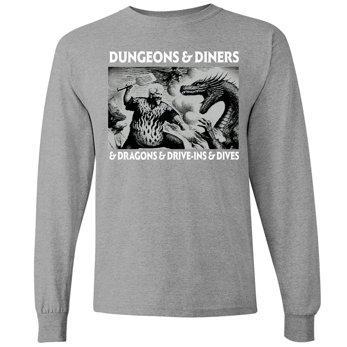 Dungeons & Diners - Graphite Heather - 6