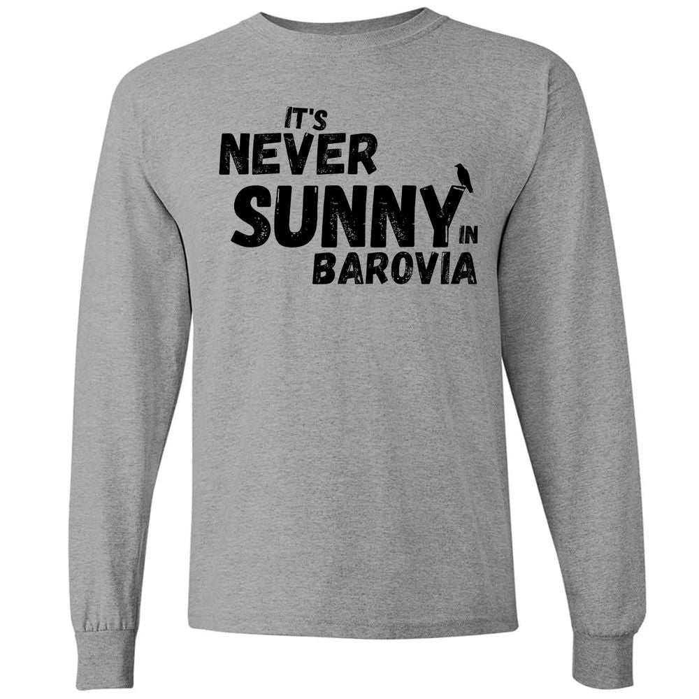 It's Never Sunny In Barovia Long Sleeve T-Shirt - Graphite Heather - 6