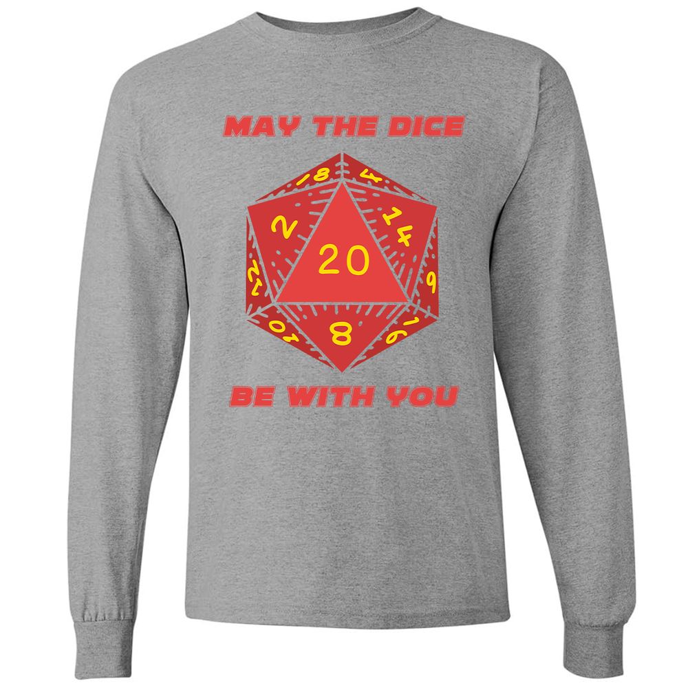 May the Dice Be With You - Graphite Heather - 6