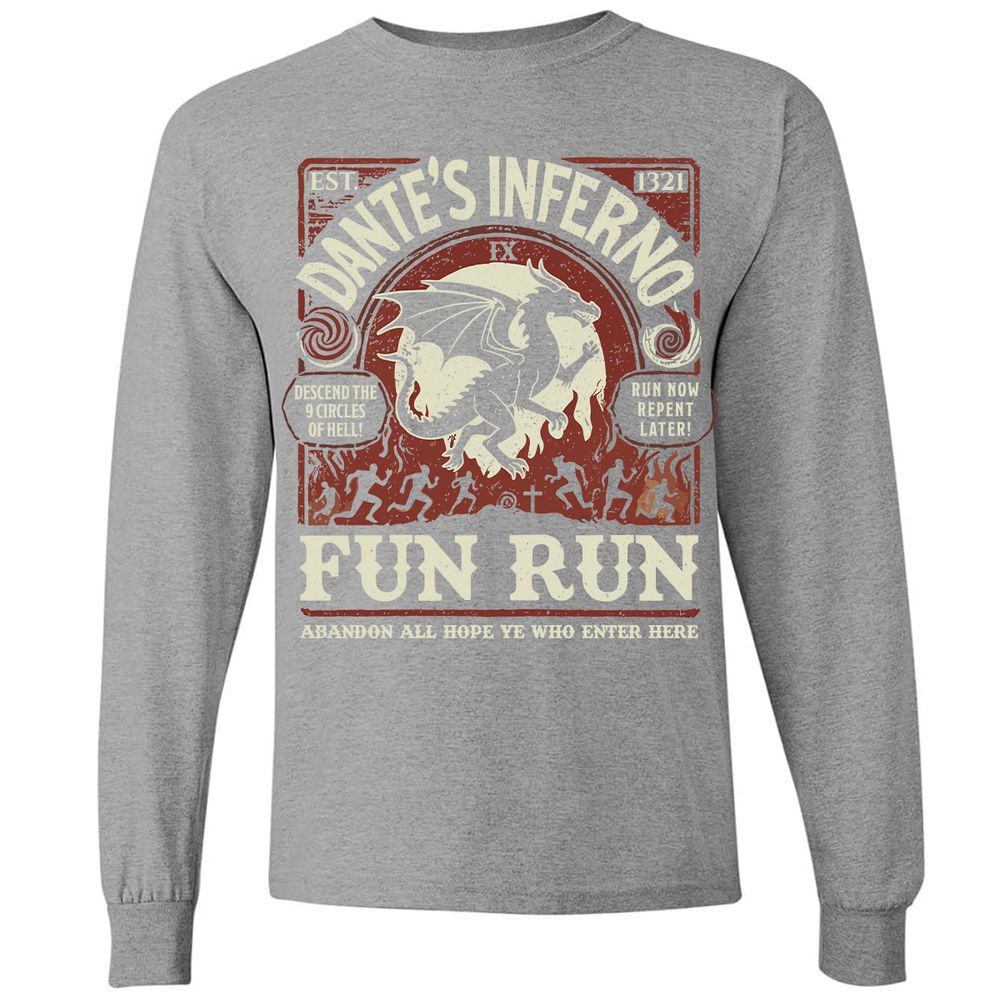 Dante’s Inferno Fun Run – Faerun Fantasy - Graphite Heather - 6