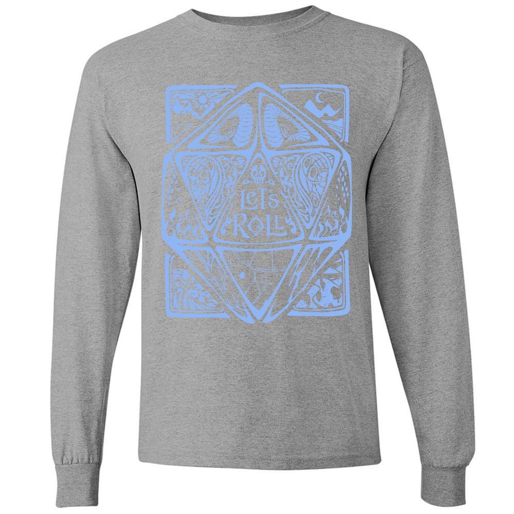 Let's Roll Long Sleeve T-Shirt - Graphite Heather - 6