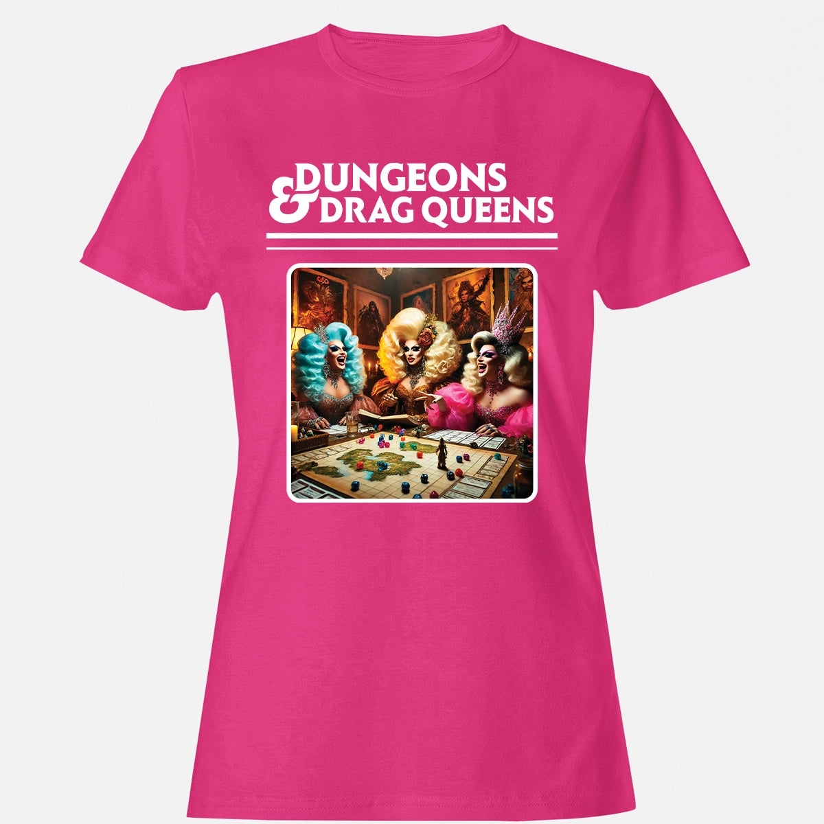 Dungeons & Drag Queens Women's T-Shirt - Heliconia - 6