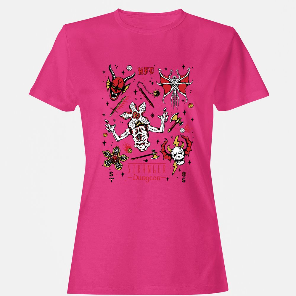 STRANGER DUNGEON Women's T-Shirt - Heliconia - 6