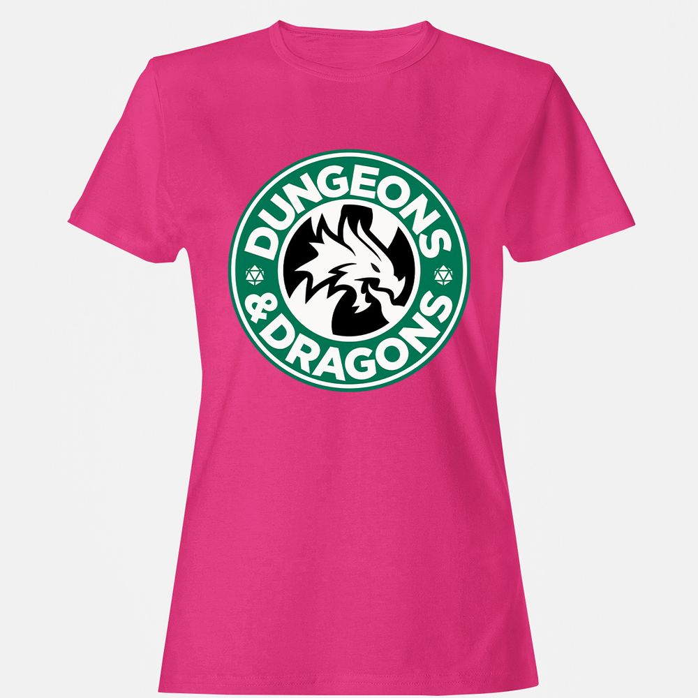 D&D Coffee Women's T-Shirt - Heliconia - 6