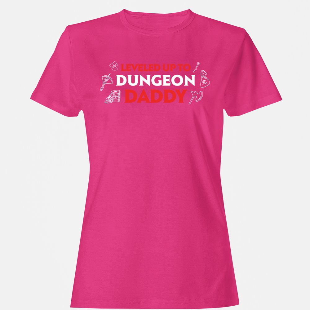 Leveled Up To Dungeon Daddy Women's T-Shirt - Heliconia - 6