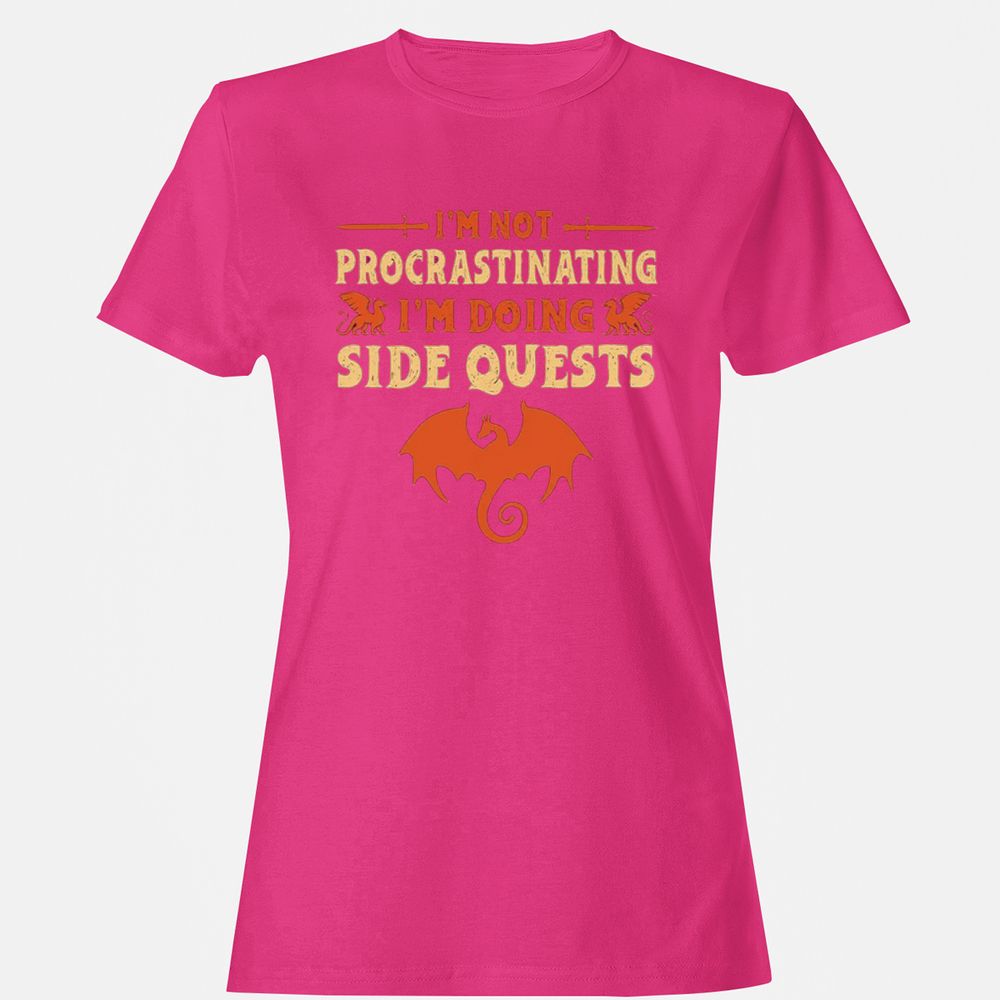 I'm Doing Side Quests Women's T-Shirt - Heliconia - 6