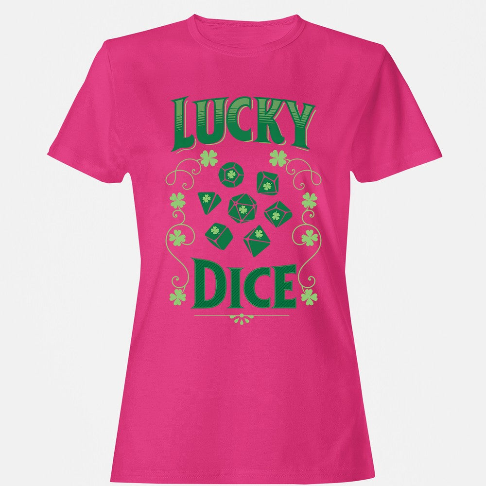 Lucky Dice Women's T-Shirt - Heliconia - 6