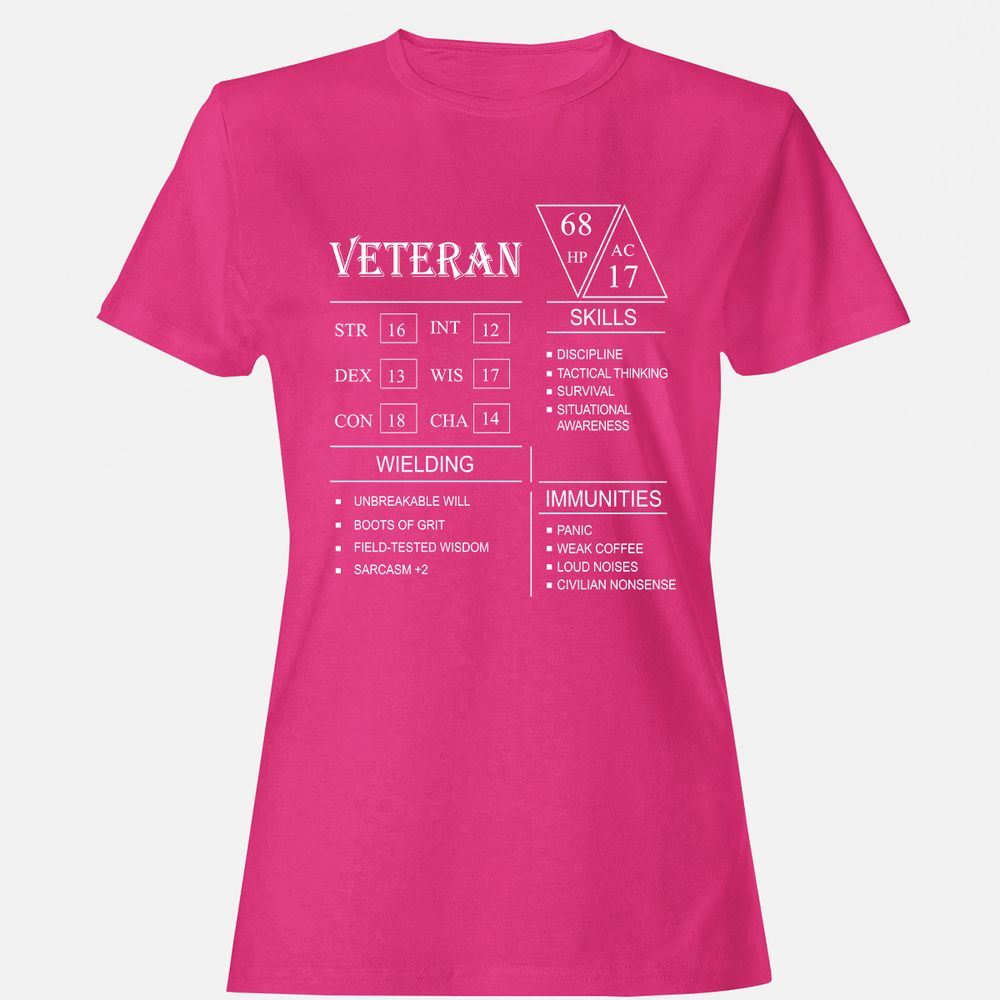 Veteran New Women's T-Shirt - Heliconia - 6