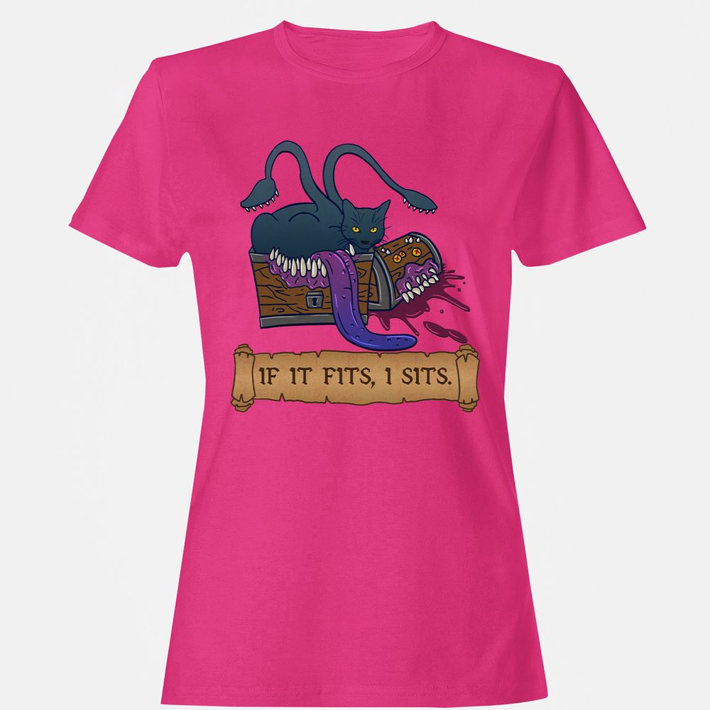 If It Fits I Sits Women's T-Shirt - Heliconia - 6